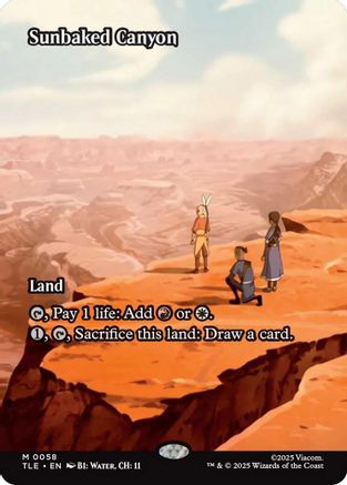 {@@ TLE R} Sunbaked Canyon (Borderless) [Avatar: The Last Airbender: Eternal-Legal] [TLE 058]