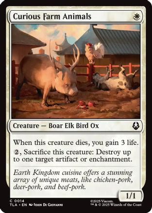{@@ TLA C} Curious Farm Animals [Avatar: The Last Airbender] [TLA 014]