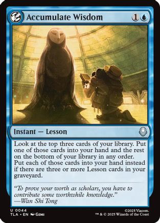 {@@ TLA C} Accumulate Wisdom [Avatar: The Last Airbender] [TLA 044]