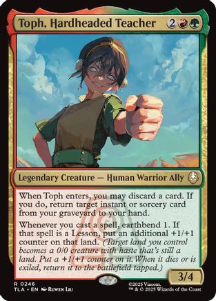 {@@ TLA R} Toph, Hardheaded Teacher [Avatar: The Last Airbender] [TLA 246]