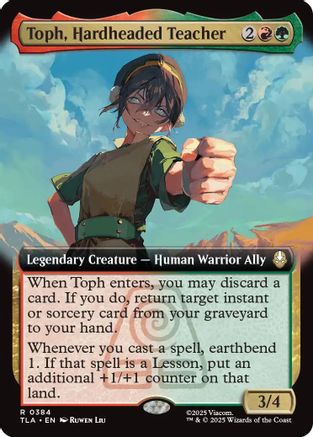{@@ TLA R} Toph, Hardheaded Teacher (Extended Art) [Avatar: The Last Airbender] [TLA 384]