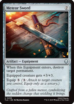 {@@ TLA C} Meteor Sword [Avatar: The Last Airbender] [TLA 258]