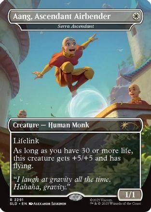 Aang, Ascendant Airbender - Serra Ascendant [SLD-2291]