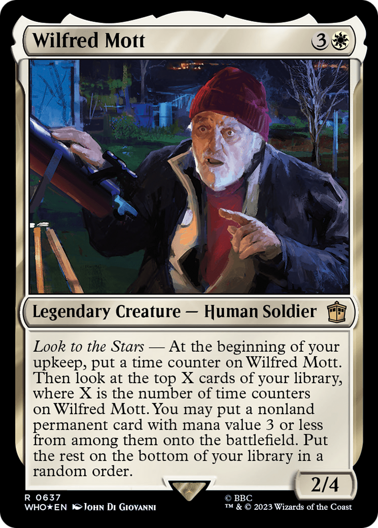 {R} Wilfred Mott (Surge Foil) [Doctor Who][WHO 637]