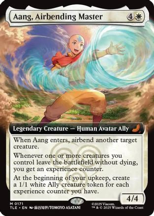 {@@ TLE R} Aang, Airbending Master (Extended Art) [Avatar: The Last Airbender: Eternal-Legal] [TLE 171]