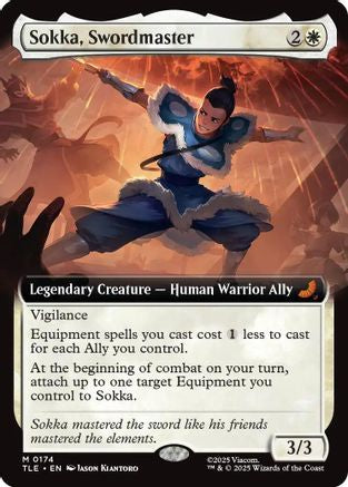 {R} Sokka, Swordmaster (Extended Art) [Avatar The Last Airbender EternalLegal] [TLE 174]