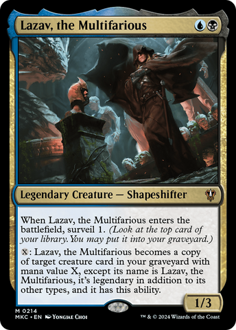 {R} Lazav, the Multifarious [Murders at Karlov Manor Commander][MKC 214]