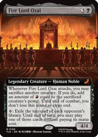 {@@ TLE R} Fire Lord Ozai (Extended Art) [Avatar: The Last Airbender: Eternal-Legal] [TLE 186]