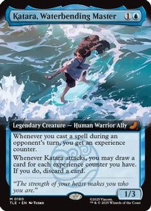 {R} Katara, Waterbending Master (Extended Art) (Foil) [TLE 180]