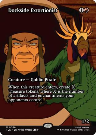 {R} Dockside Extortionist (Borderless) [Avatar The Last Airbender EternalLegal] [TLE 028]
