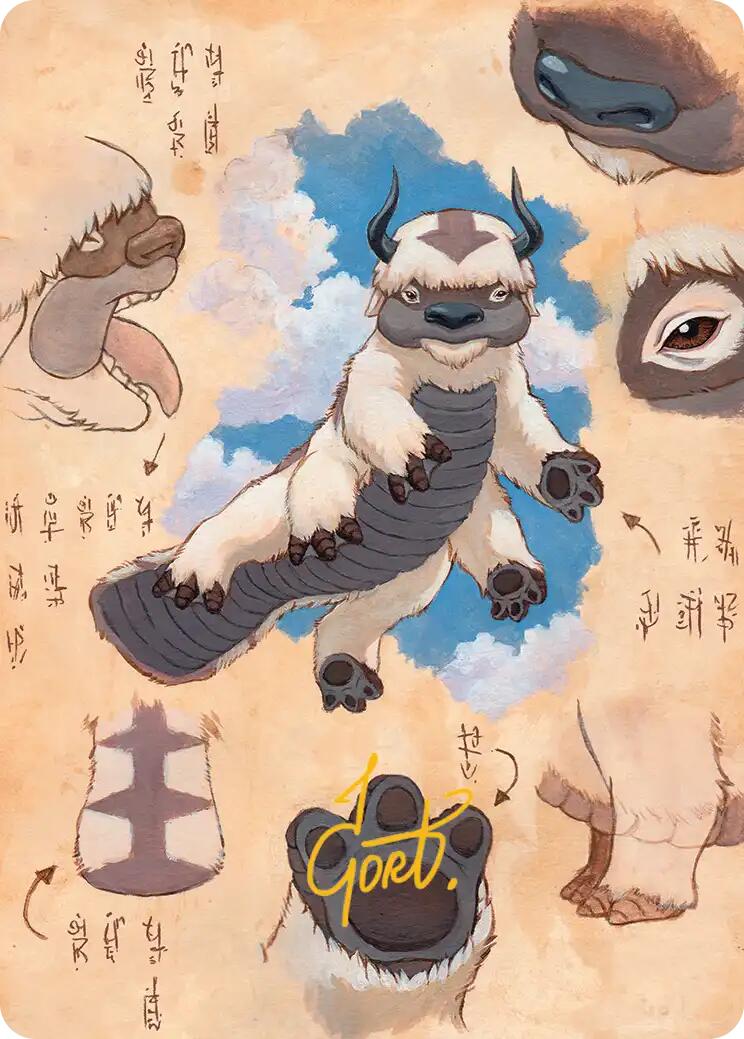 {A} Appa, Steadfast Guardian Art Card (Gold-Stamped Signature) [Avatar: The Last Airbender Art Series] [TLAA 032]