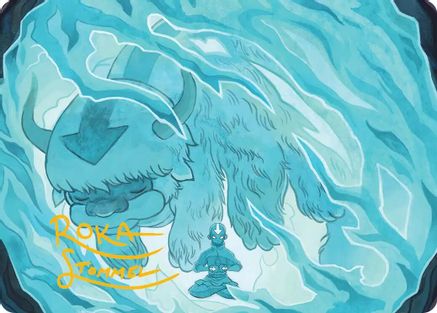 {A} Aang's Iceberg 2 Art Card (Gold-Stamped Signature) [Avatar: The Last Airbender Art Series] [TLAA 040]