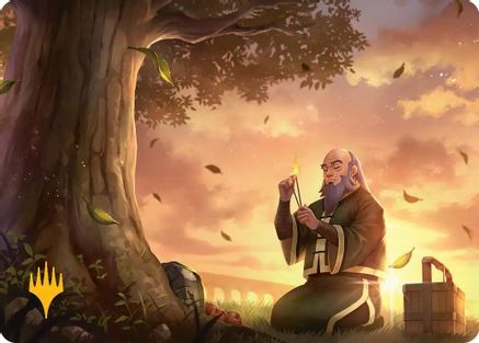 {A} Bastion of Remembrance Art Card (Gold-Stamped Planeswalker Symbol) [Avatar: The Last Airbender Art Series] [TLAA 030]