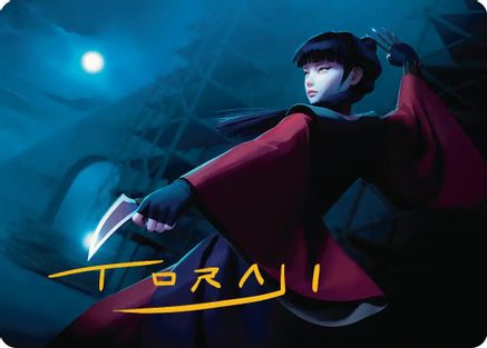 {A} Mai, Jaded Edge Art Card (Gold-Stamped Signature) [Avatar: The Last Airbender Art Series] [TLAA 010]