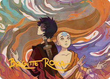 {A} Fated Firepower Art Card (Gold-Stamped Signature) [Avatar: The Last Airbender Art Series] [TLAA 043]