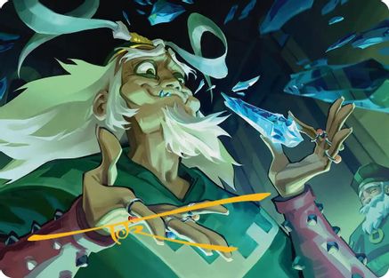 {A} Bumi, King of Three Trials Art Card (Gold-Stamped Signature) [Avatar: The Last Airbender Art Series] [TLAA 014]