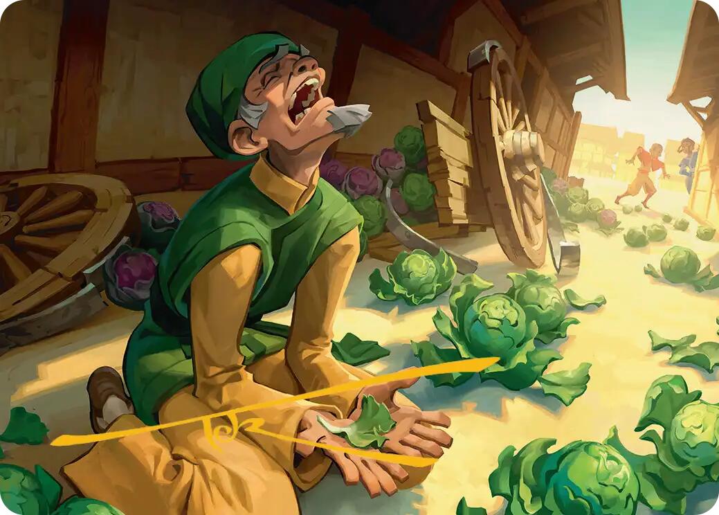 {A} Unlucky Cabbage Merchant Art Card (Gold-Stamped Signature) [Avatar: The Last Airbender Art Series] [TLAA 019]
