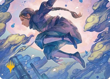 {A} Katara, Seeking Revenge Art Card (Gold-Stamped Planeswalker Symbol) [Avatar: The Last Airbender Art Series] [TLAA 029]