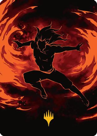 {A} Ozai, the Phoenix King Art Card (Gold-Stamped Planeswalker Symbol) [Avatar: The Last Airbender Art Series] [TLAA 039]