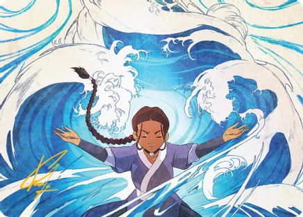 {A} Katara, Water Tribe's Hope Art Card (Gold-Stamped Signature) [Avatar: The Last Airbender Art Series] [TLAA 048]
