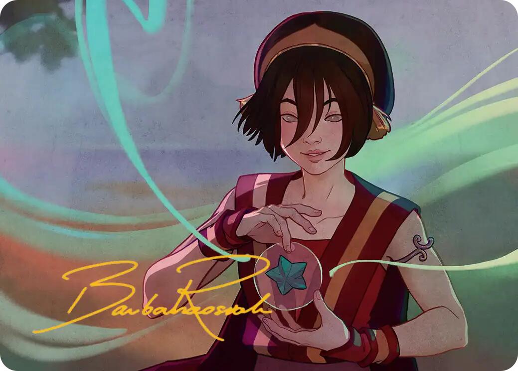{A} Toph, the First Metalbender Art Card (Gold-Stamped Signature) [Avatar: The Last Airbender Art Series] [TLAA 049]