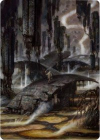 {A} Grimclimb Pathway Art Card [Zendikar Rising Art Series][AZNR 024]