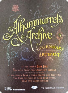 {R} Alhammarret's Archive (Foil) [SLC 027]