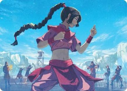 {A} Ty Lee, Chi Blocker Art Card [Avatar: The Last Airbender Art Series] [TLAA 005]