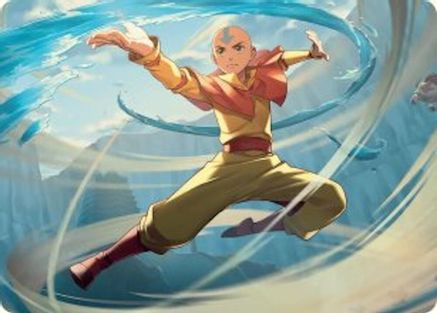 {A} Aang, Swift Savior Art Card [Avatar: The Last Airbender Art Series] [TLAA 020]