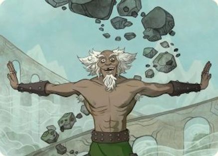 {A} Bumi, Unleashed Art Card [Avatar: The Last Airbender Art Series] [TLAA 046]