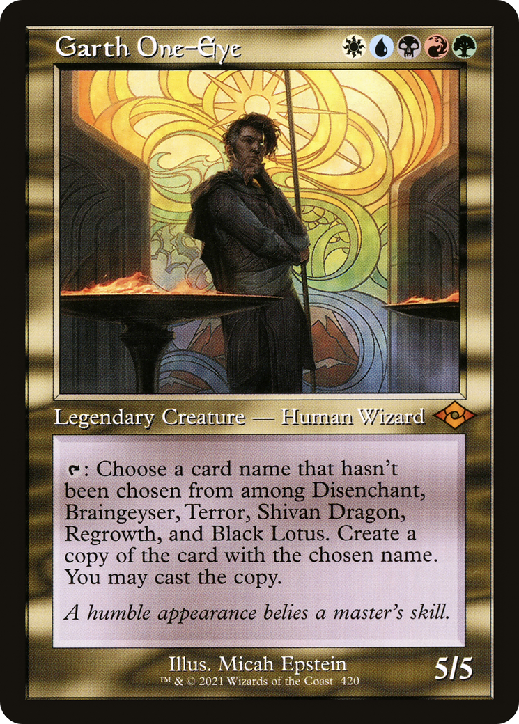 {R} Garth One-Eye (Retro Frame) [Modern Horizons 2] [MH2 420]