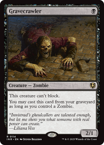 {R} Gravecrawler [Innistrad Remastered][INR 114]