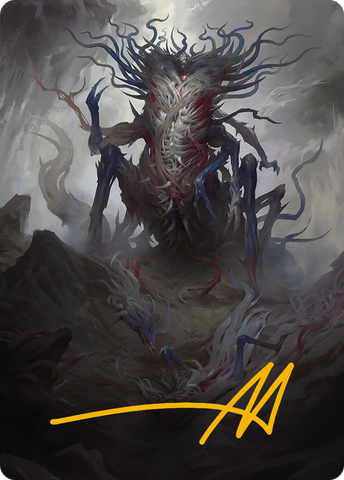 {A} Azlask, the Swelling Scourge Art Card (Gold-Stamped Signature) [Modern Horizons 3 Art Series][GS AMH3 025]