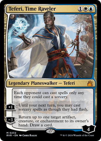 {R} Teferi, Time Raveler [Ravnica Remastered][RVR 232]