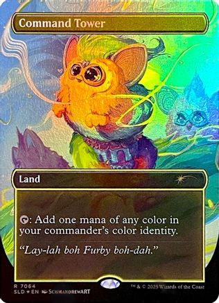 Command Tower (7064) (Rainbow Foil) [SLD-7064]  Foil