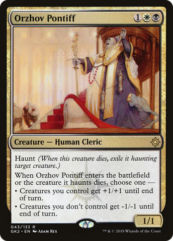 {R} Orzhov Pontiff [Ravnica Allegiance Guild Kit][GK2 043]