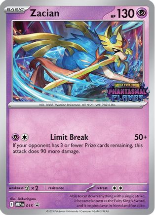 [PKM] Zacian (015) (Prerelease) [Mega Evolution Promo]