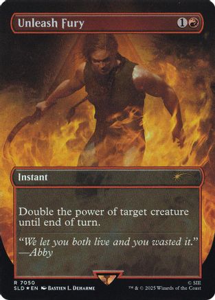 Unleash Fury (Rainbow Foil) [SLD-7050]  Foil