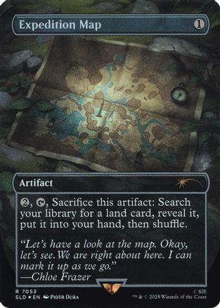 Expedition Map (Rainbow Foil) [SLD-7053]  Foil