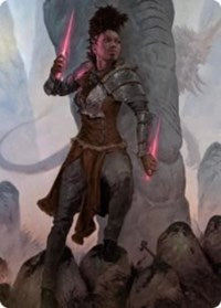 {A} Kaya the Inexorable Art Card [Kaldheim Art Series][AKHM 058]