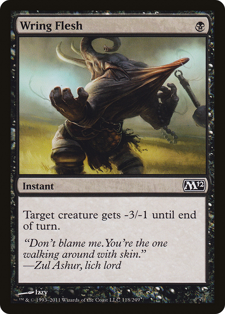 {C} Wring Flesh [Magic 2012][M12 118]