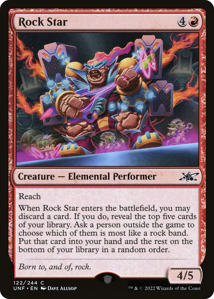 {C} Rock Star [Unfinity][UNF 122]