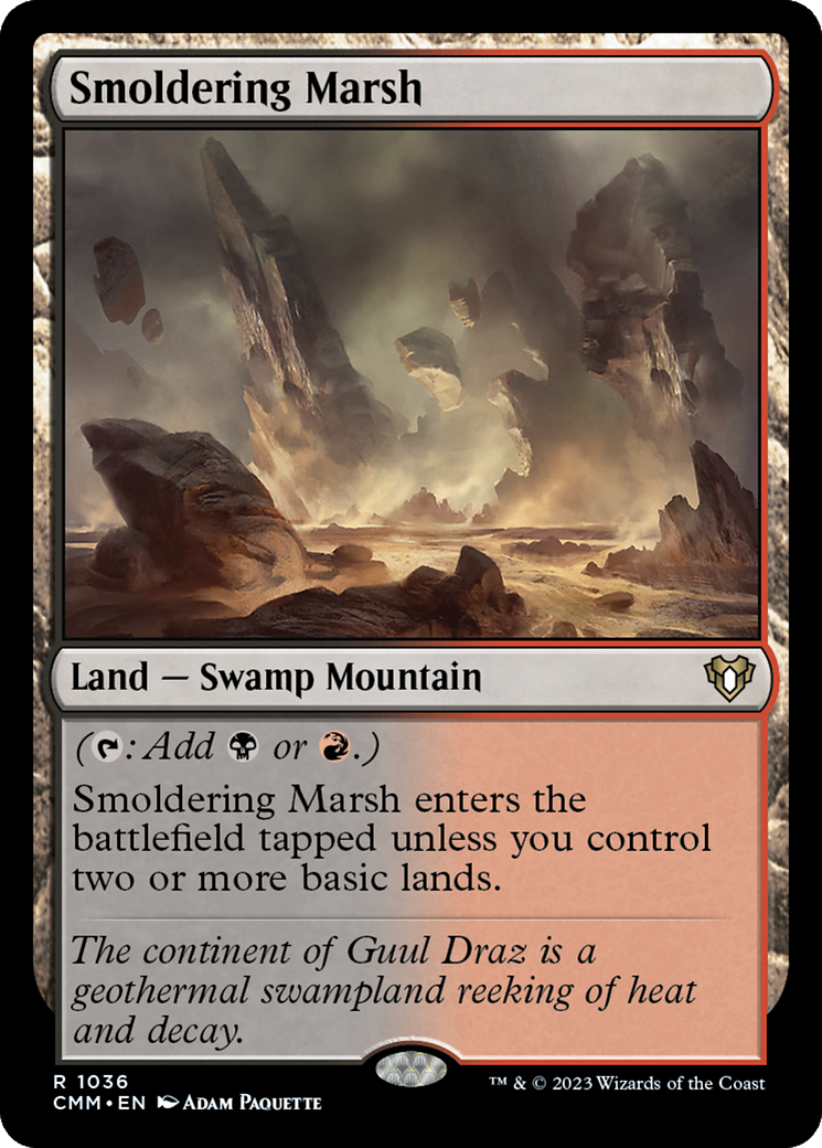 {R} Smoldering Marsh [Commander Masters][CMM 1036]