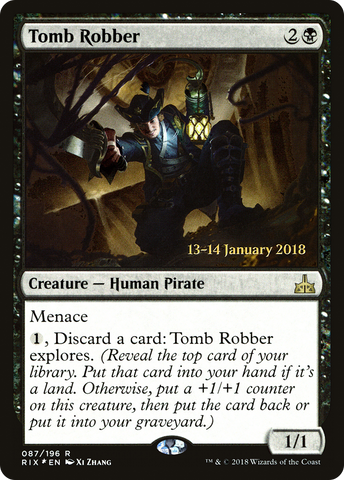 {R} Tomb Robber [Rivals of Ixalan Prerelease Promos][PR RIX 087]
