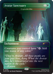 {R} Avatar Sanctuary - Cryptolith Rite (Rainbow Foil) (Foil) [SLD 2293]
