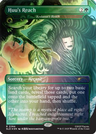 Huu's Reach - Kodama's Reach (Rainbow Foil) [SLD-2294]  Foil