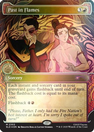Past in Flames (Rainbow Foil) [SLD-2303]  Foil