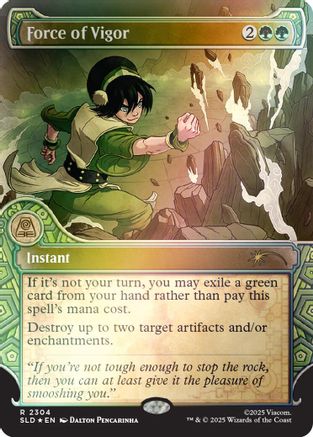 Force of Vigor (Rainbow Foil) [SLD-2304]  Foil