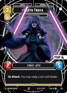 Darth Traya - Lord of Betrayal (Top 4) (106) - Sector and Regional Promos Season 1 Foil