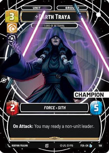 Darth Traya - Lord of Betrayal (Champion) (108) - Sector and Regional Promos Season 1 Foil
